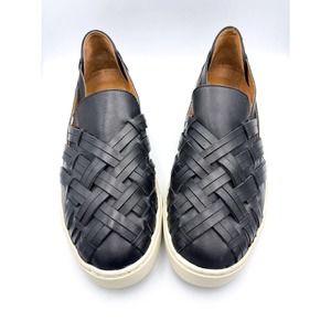 Frye Ivy Huarache Slip-on Black Leather Sneaker Size 8